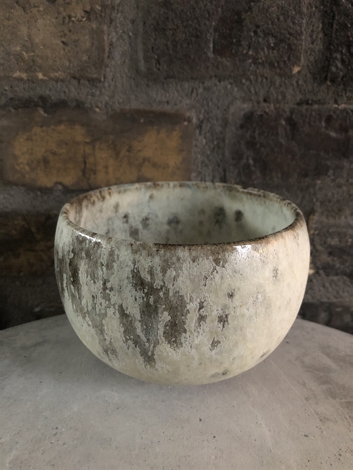 Keramik krukke/skål af Aage og Gitte Würtz