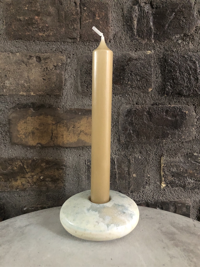 Keramik lysestage af Aage Würtz