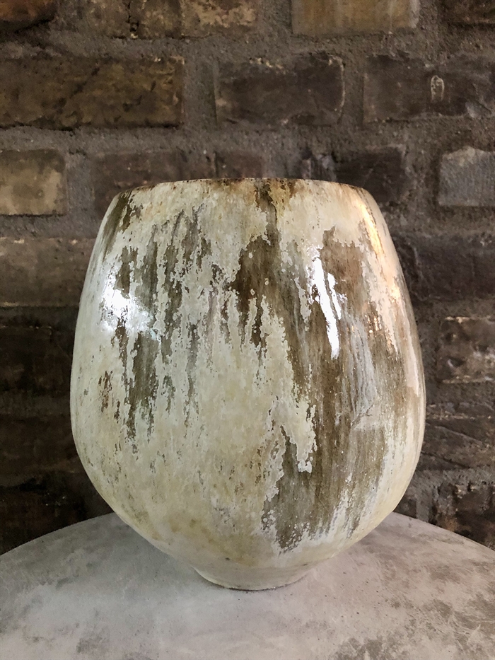 Keramik krukke/vase af Aage Würtz