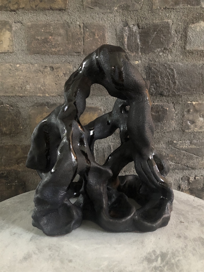 Keramik skulptur af Pernille Calundan - p.t. udstillet hos Dansk Design Atelier i Aarhus