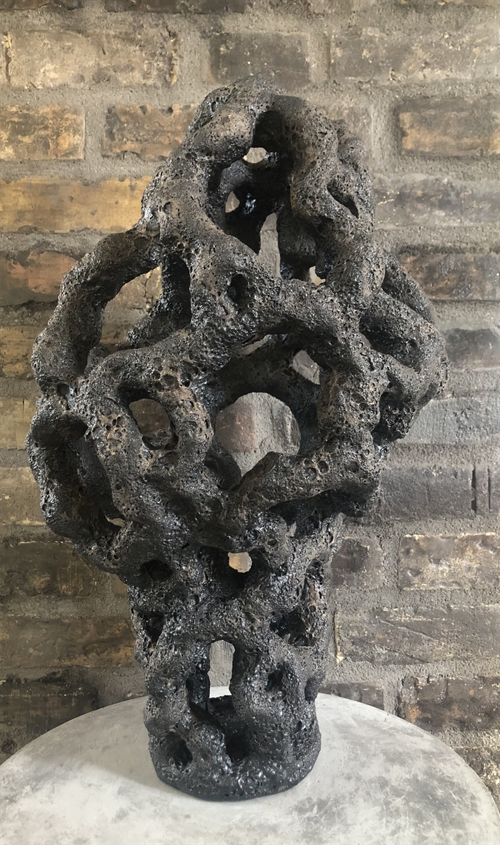 Keramik skulptur af Pernille Calundan - p.t. udstillet hos Dansk Design Atelier i Aarhus