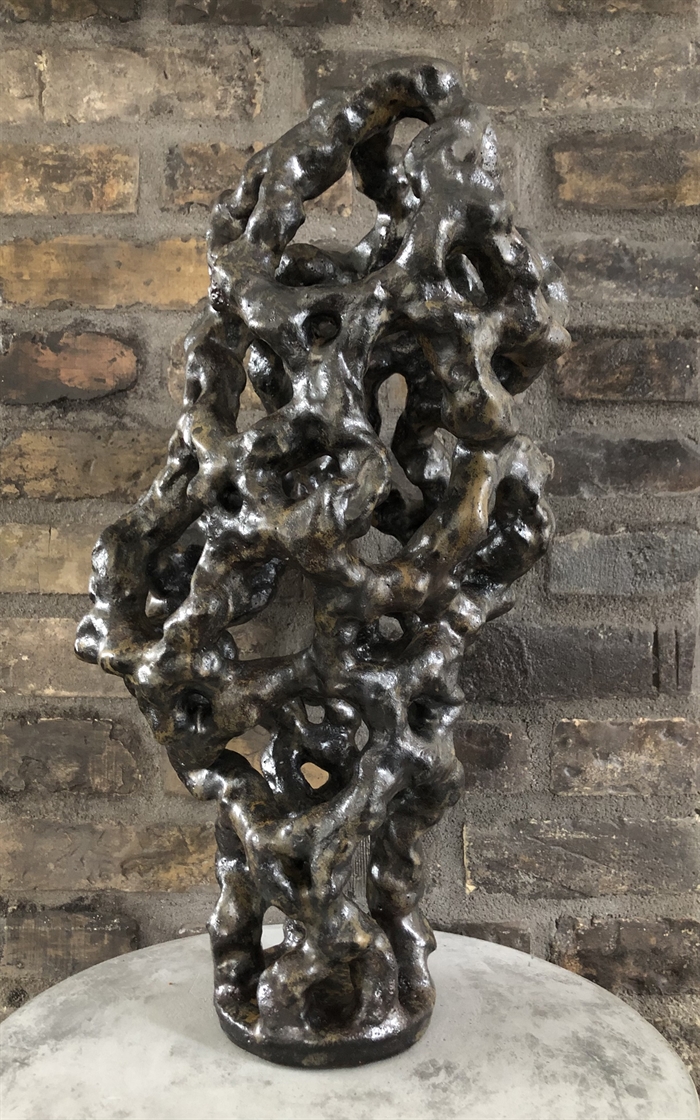 Keramik skulpltur af Pernille Calundan - er p.t. udstillet hos Dansk Design Atelier i Aarhus