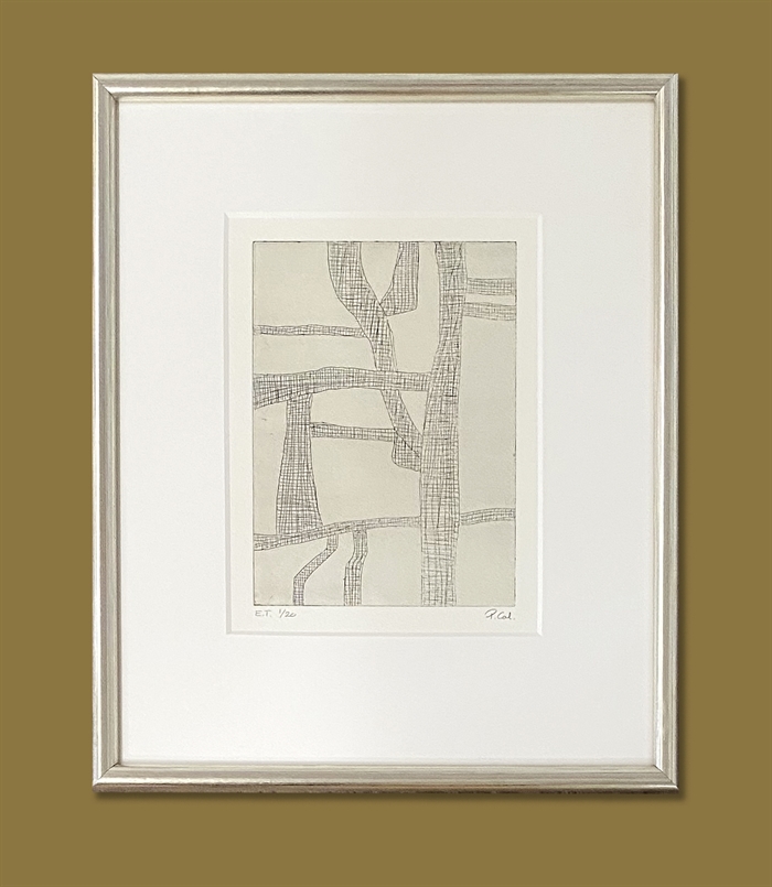 Signeret stregætsning af Pernille Calundan