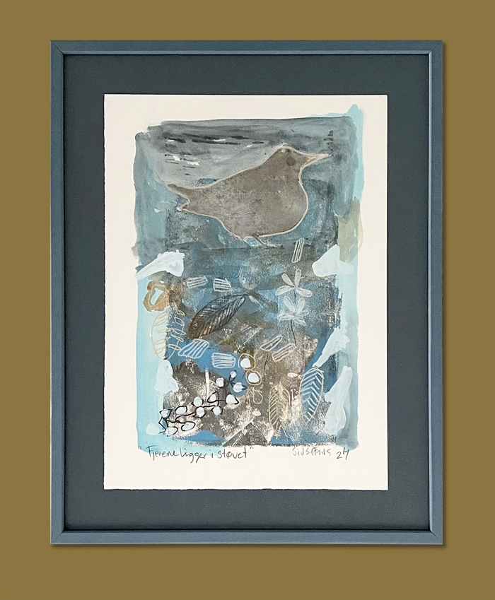 Grafik/mixed media af Sidse Friis