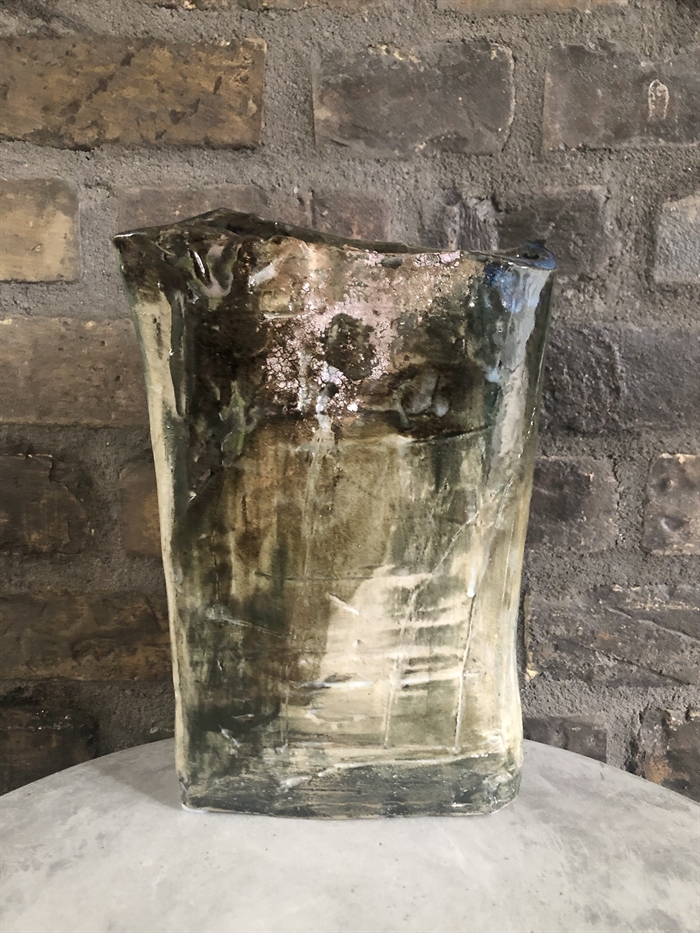 Skulpturel keramik vase af Thim Rohde