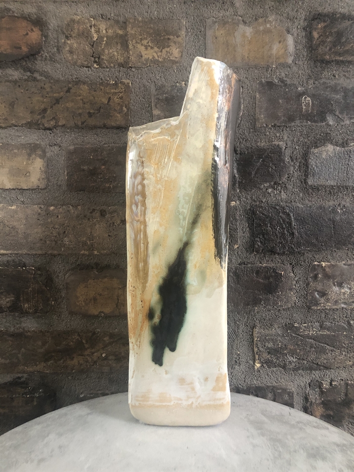 Skulpturel keramik vase af Thim Rohde