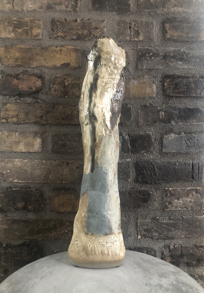 Skulpturel keramik vase af Thim Rohde